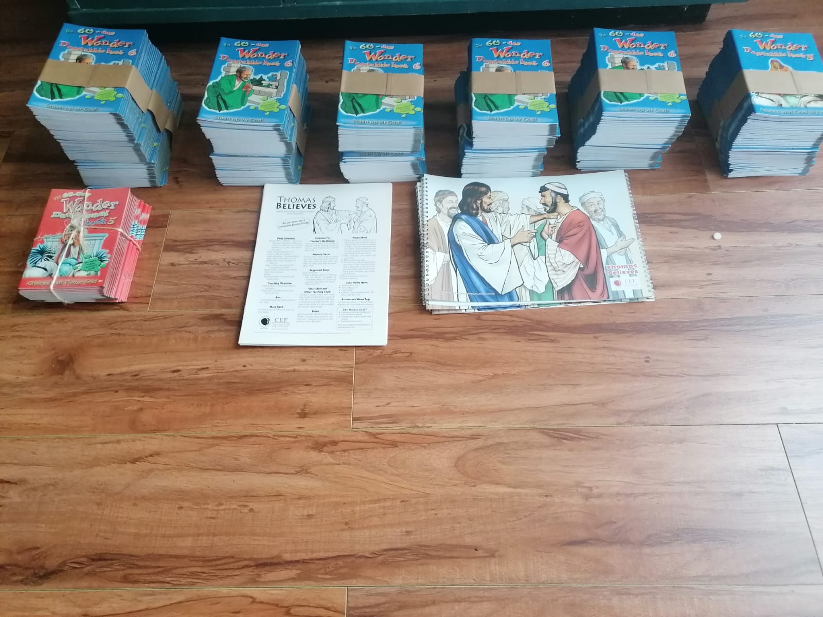 Devotionals to be distributed in George.